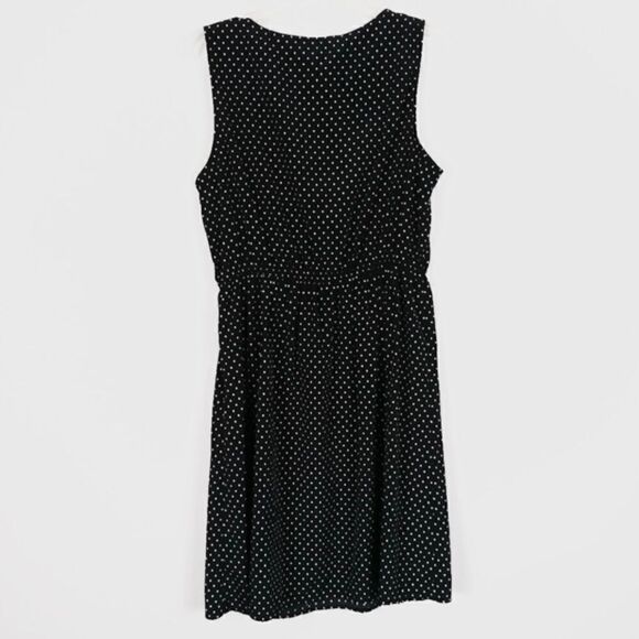 Forever 21 Plus Black & White Polka Dot Bow Dress - Picture 3 of 5